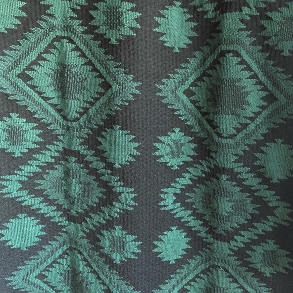 Faux Wrap Patterned Dress - Picture 5 of 6